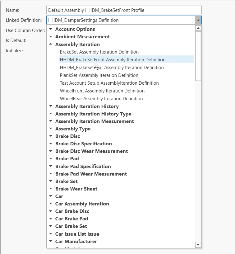 brake set management 14